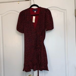 Francesca's Blue Rain Wrap Dress